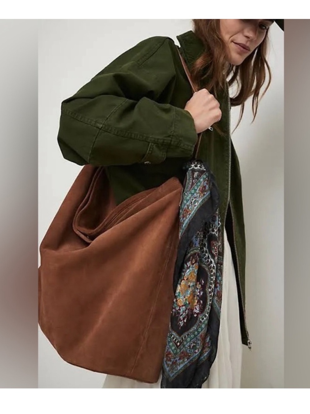 Free People We the Free Honor Oversized Leather Tote
